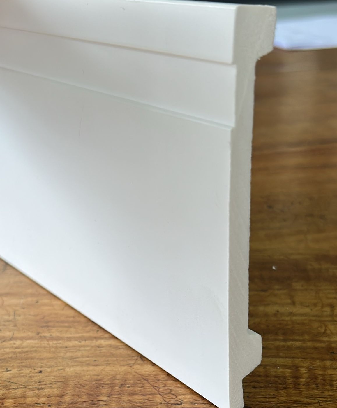 Image text extractionClaude finished the responseYou said: Can you extract the text from this image?Can you extract the text from this image?10:53 AMClaude responded: WHITE PAINTABLE SKIRTINGWHITE PAINTABLE SKIRTING Page 20 High impact polystyrene skirting offers a practical solution for finishing the edges of walls and floors