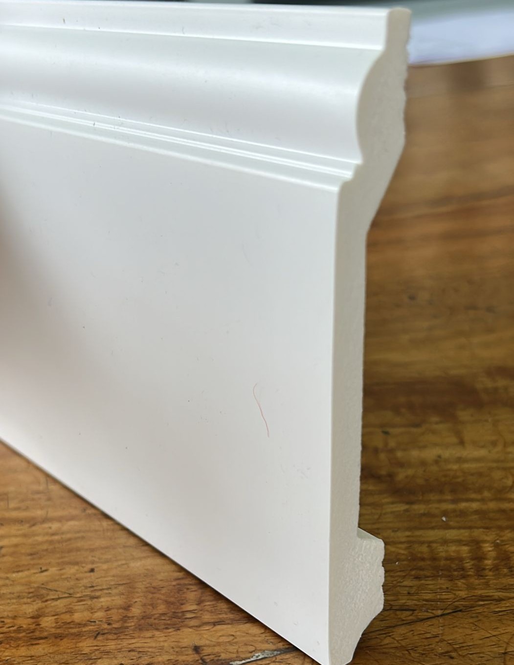 Image text extractionClaude finished the responseYou said: Can you extract the text from this image?Can you extract the text from this image?10:53 AMClaude responded: WHITE PAINTABLE SKIRTINGWHITE PAINTABLE SKIRTING Page 20 High impact polystyrene skirting offers a practical solution for finishing the edges of walls and floors